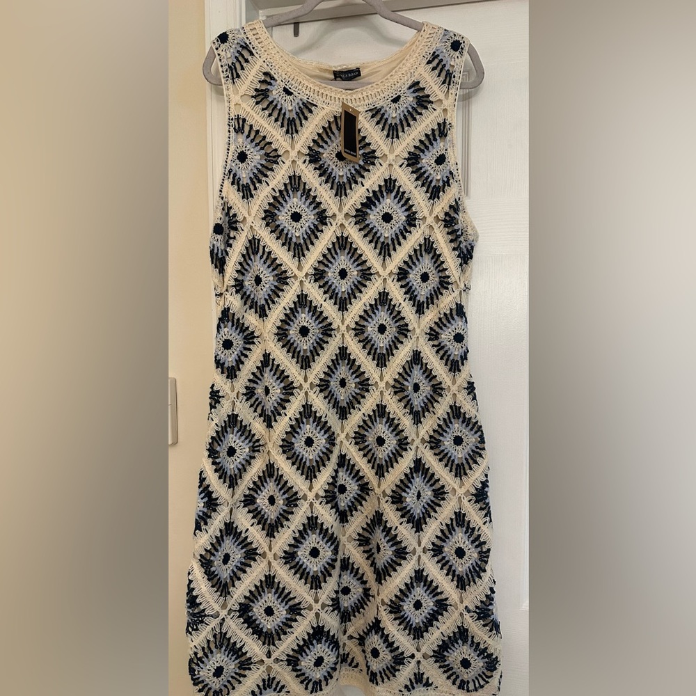 Chic Sleeveless Geometric Dress